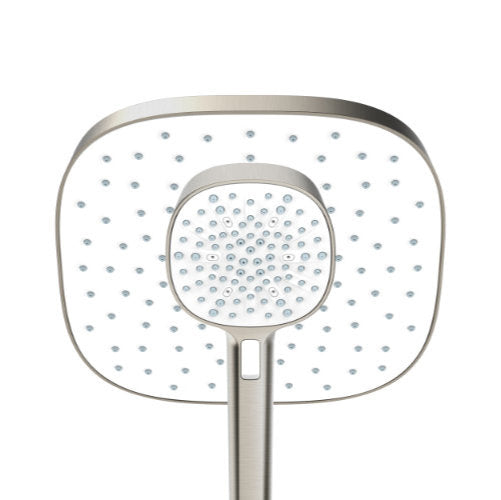 Mira Evoco Triple Outlet Shower  with Hydroglo - Brushed Nickel