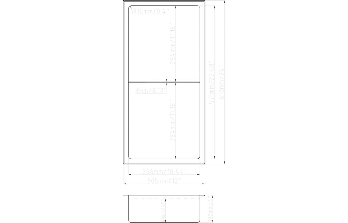 Niche - Matt Black, Brushed Brass, Stainless Steel