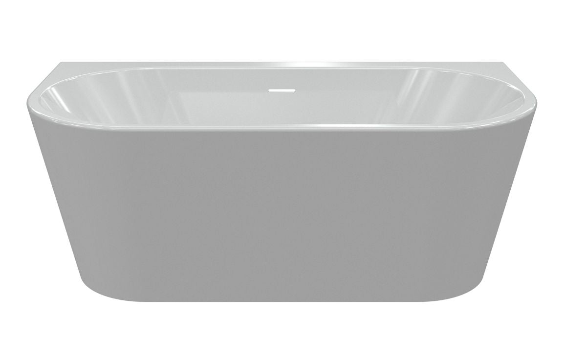 Abra Freestanding Double Ended Back to Wall Bath 1500x750x570mm