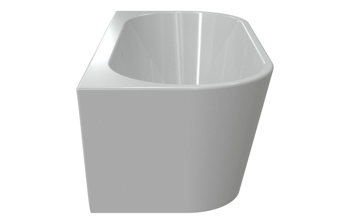 Abra Freestanding Double Ended Back to Wall Bath 1500x750x570mm