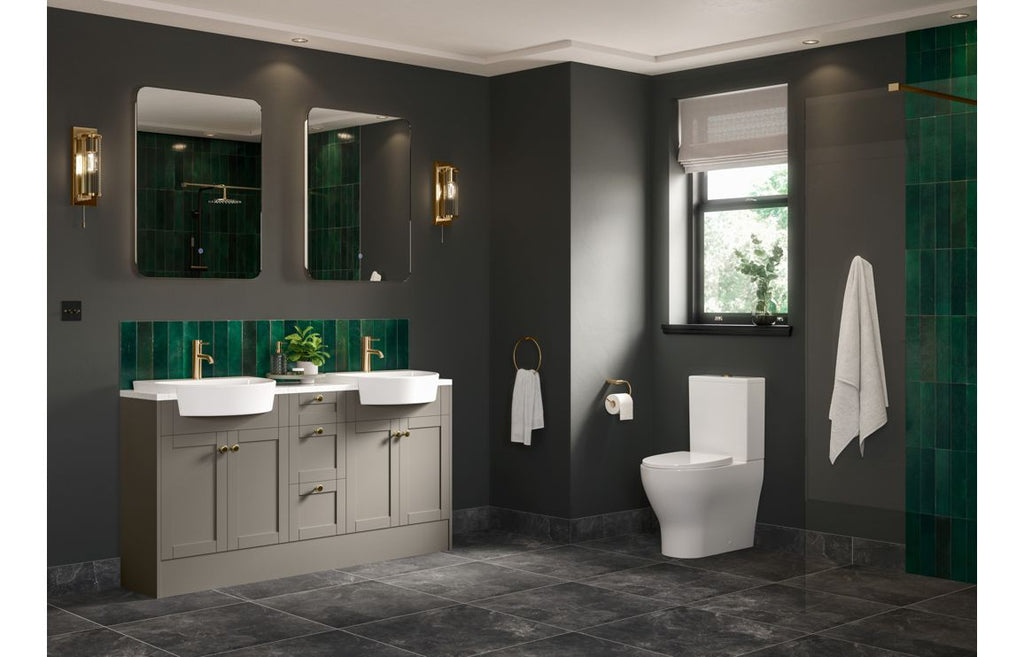 Dahlia 560 X 435mm 1 Tap Hole  Semi Recessed Basin
