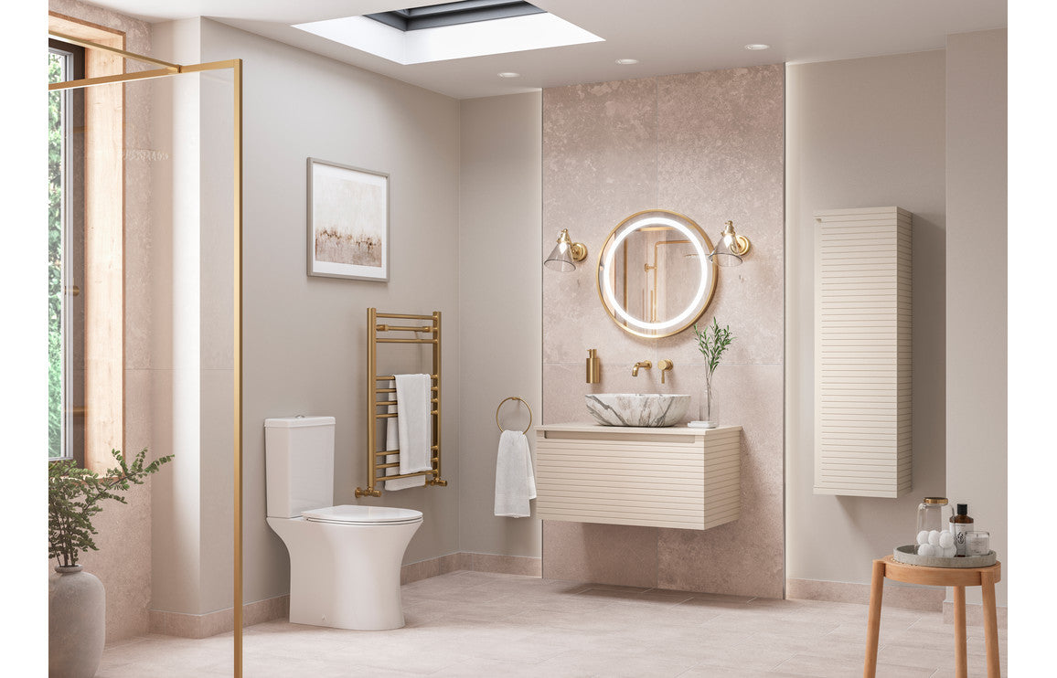 Allure 600/800mm Wall Hung Unit & Basin/ Worktop - Matt Cotton