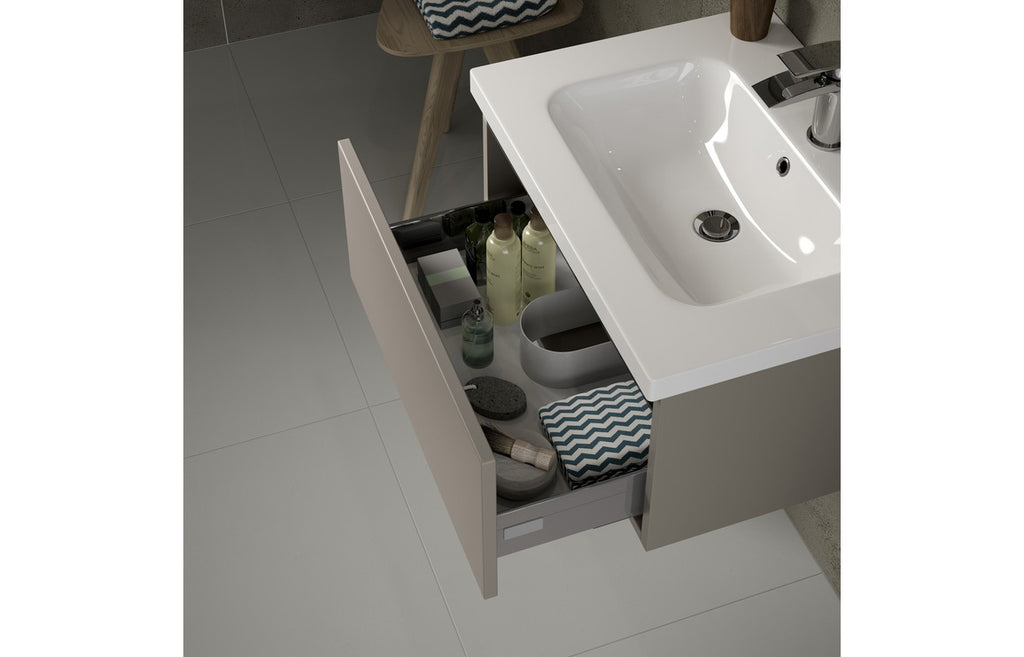 Miki 600/800/1200mm Freestanding/ Wall Hung Basin Unit - Gloss White
