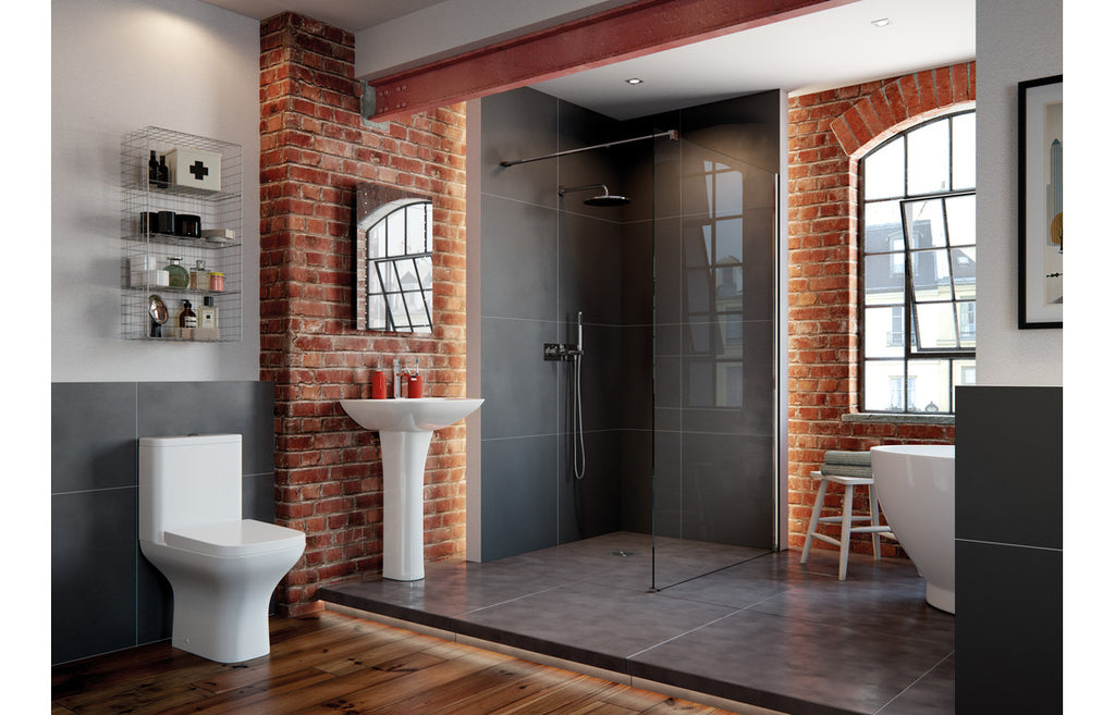 Chorus 520/ 560 X 450mm Basin & Full Pedestal/ Semi Recessed