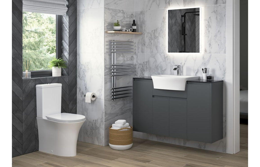 Madiz 500 X 400mm 1 Tap Hole Semi Recessed Basin