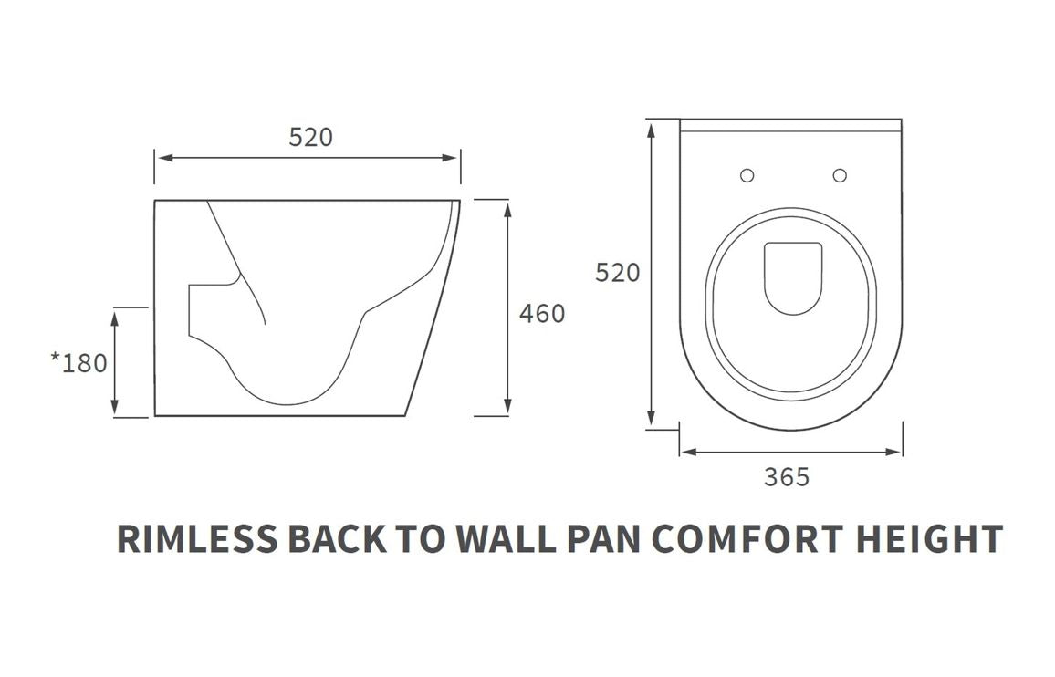 Orant WC Toilet & Soft Close Seat