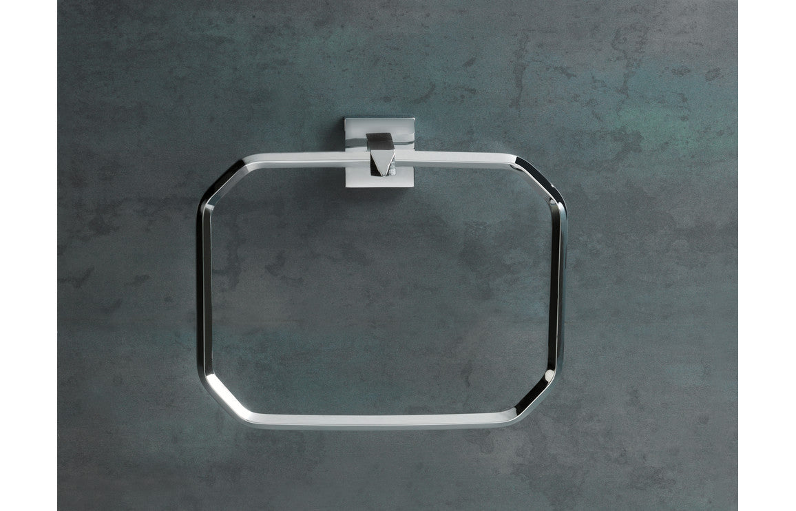 Tavo Roll Holder, Hook, Towel Holder - Chrome