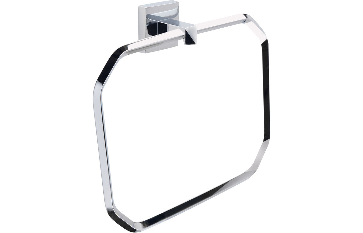 Tavo Roll Holder, Hook, Towel Holder - Chrome