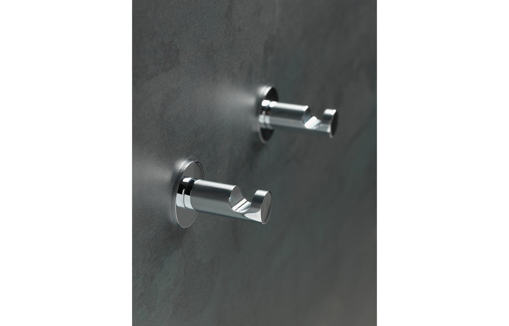 Tolia Roll Holder, Hook, Towel Holder - Brushed Brass, Chrome, Matt Black