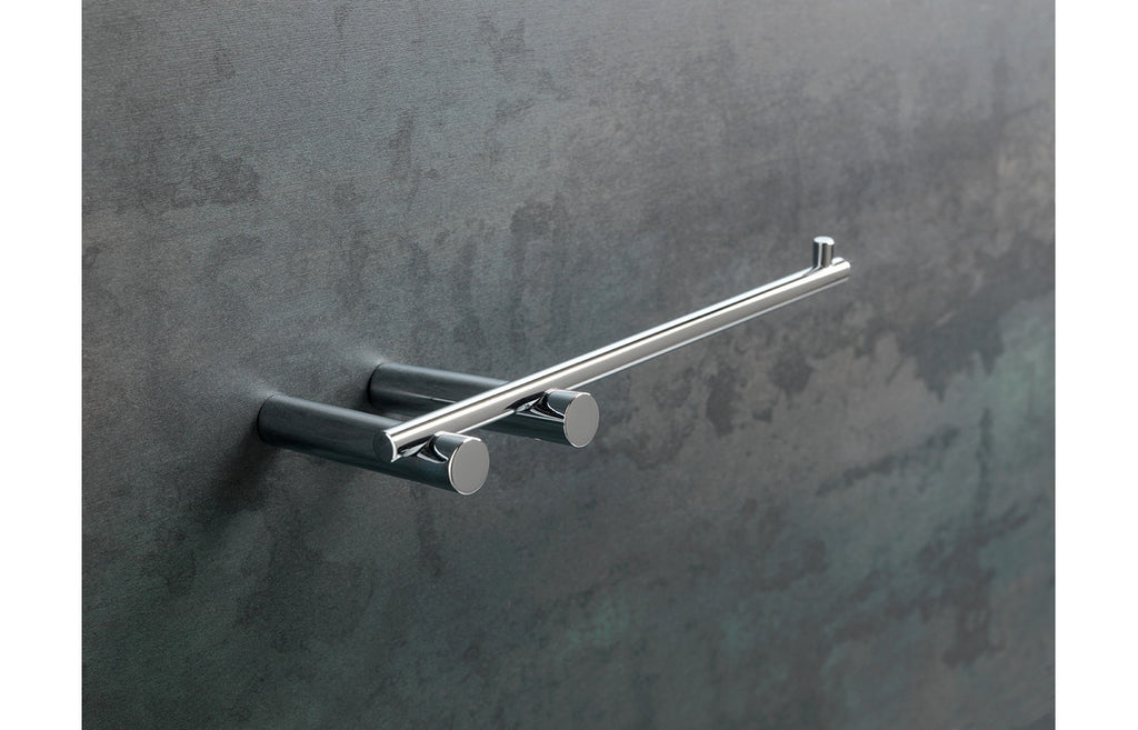 Tolia Roll Holder, Hook, Towel Holder - Brushed Brass, Chrome, Matt Black