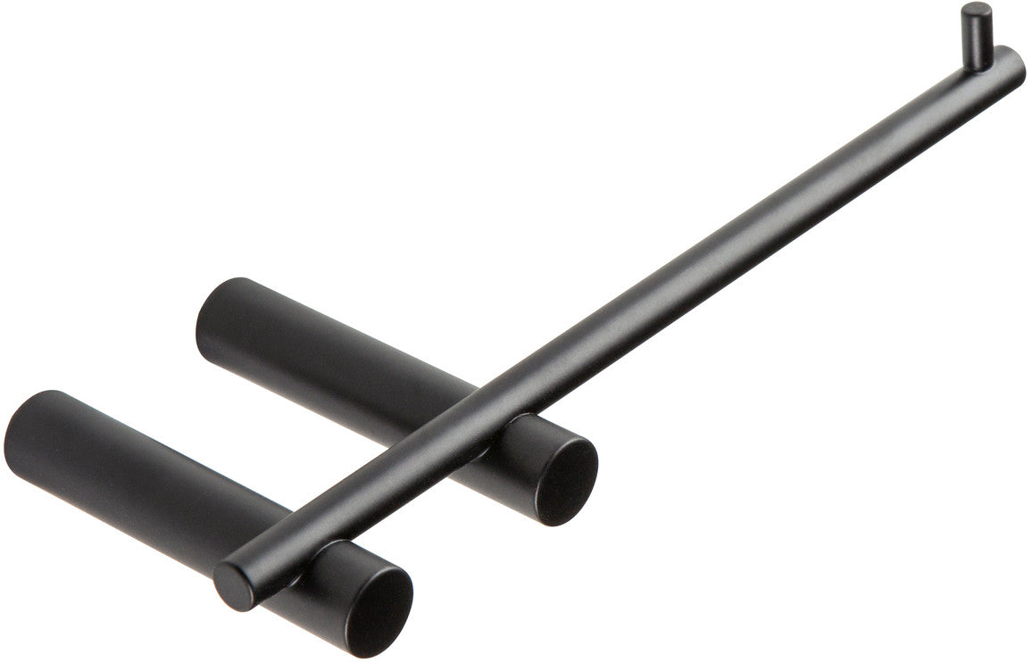 Tolia Roll Holder, Hook, Towel Holder - Brushed Brass, Chrome, Matt Black