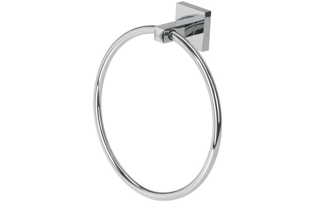 Russi Shelf, Roll Holder, Hook, Towel Holder - Chrome