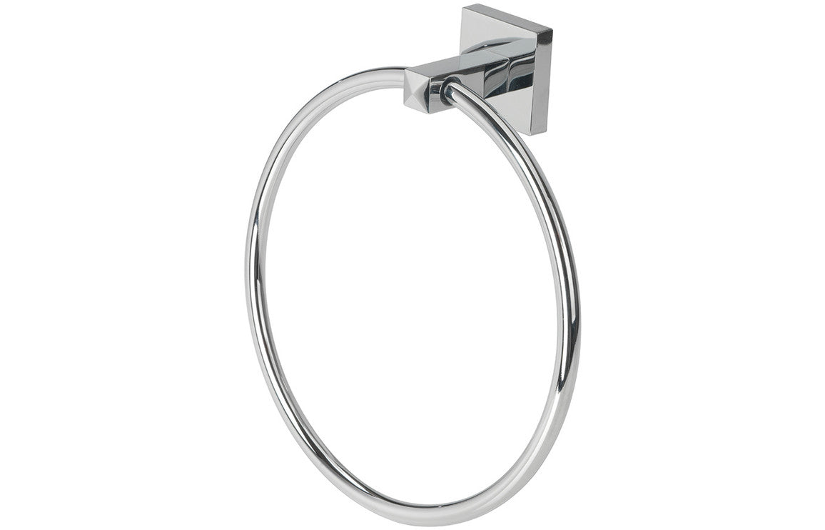 Russi Shelf, Roll Holder, Hook, Towel Holder - Chrome