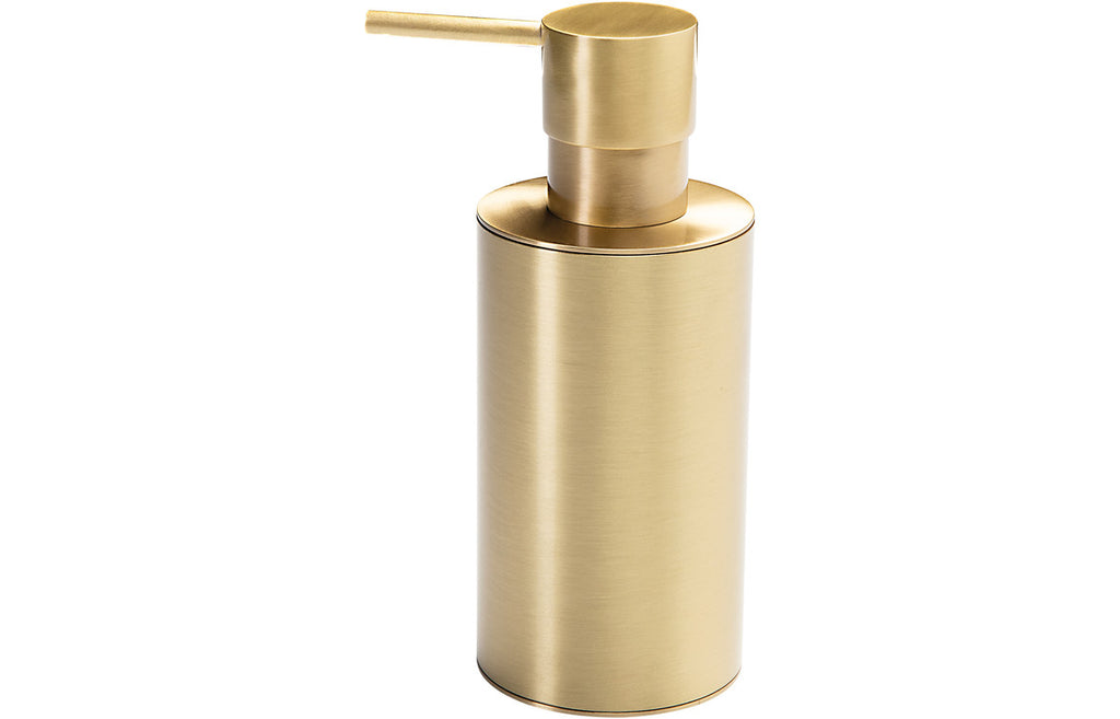 Tolia Soap Dispenser, Toilet Brush Holder - Brushed Brass, Chrome, Matt Black