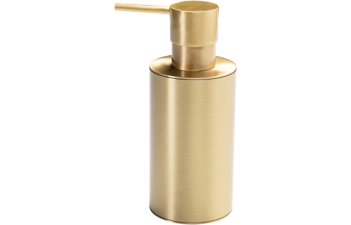 Tolia Soap Dispenser, Toilet Brush Holder - Brushed Brass, Chrome, Matt Black