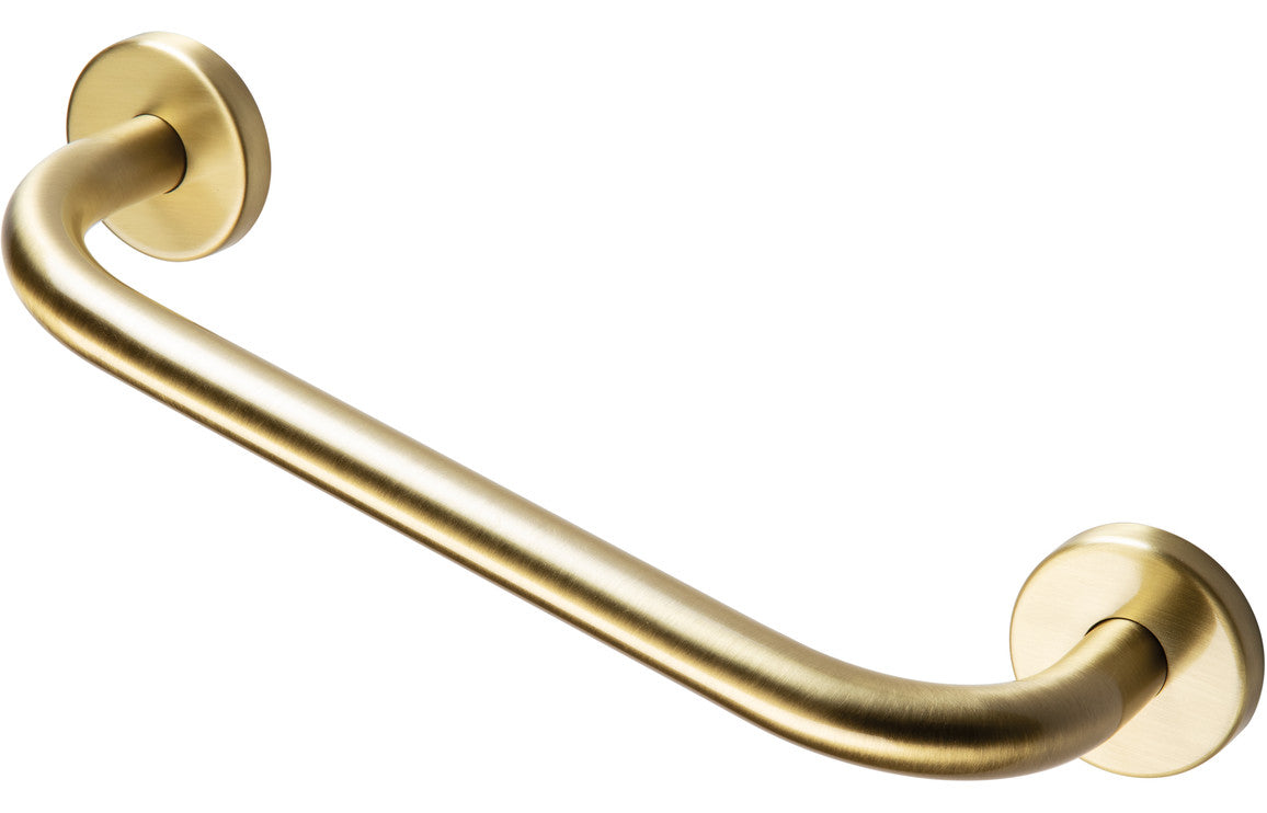 Straight Grab Rail - Matt Black, Brushed Brass, Chrome