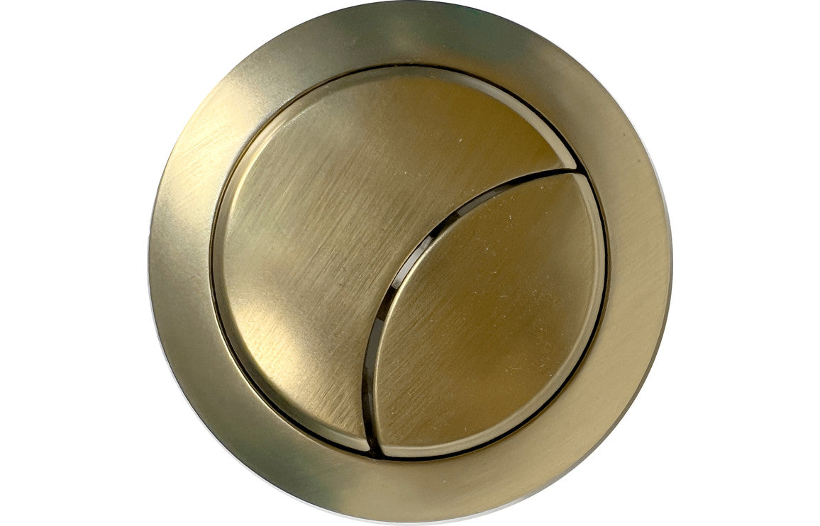 Dual Push Button Cover - Black, White, Bronze, Brass