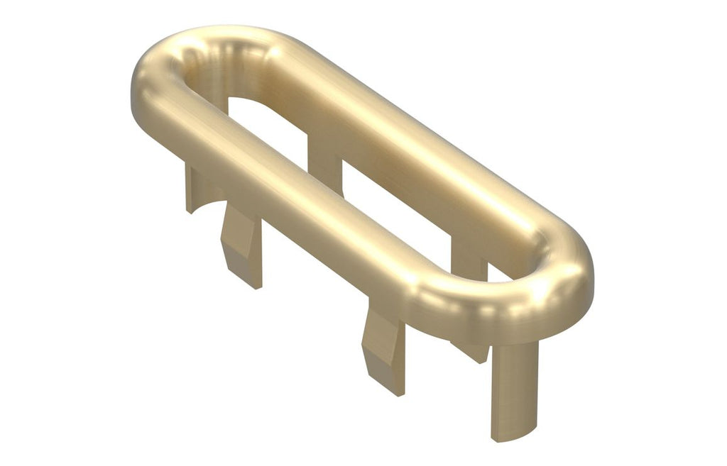 Overflow Ring Oval - Black, White, Bronze, Brass