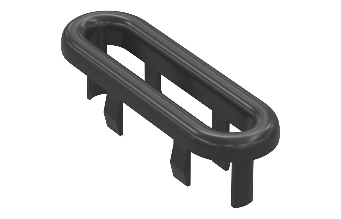 Overflow Ring Oval - Black, White, Bronze, Brass