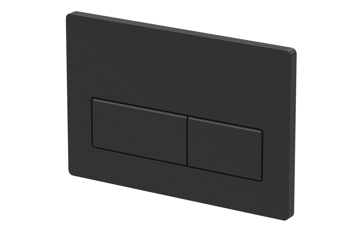 Rectangle Push Button Flushplate - Chrome, Black, Bronze, Brass, White