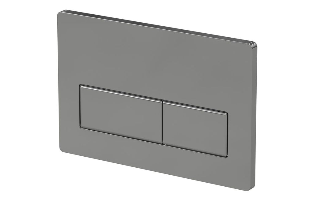 Rectangle Push Button Flushplate - Chrome, Black, Bronze, Brass, White