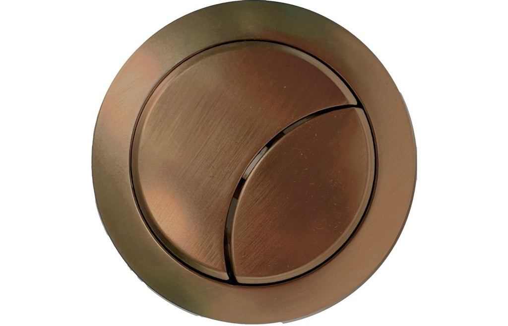 Dual Push Button Cover - Black, White, Bronze, Brass