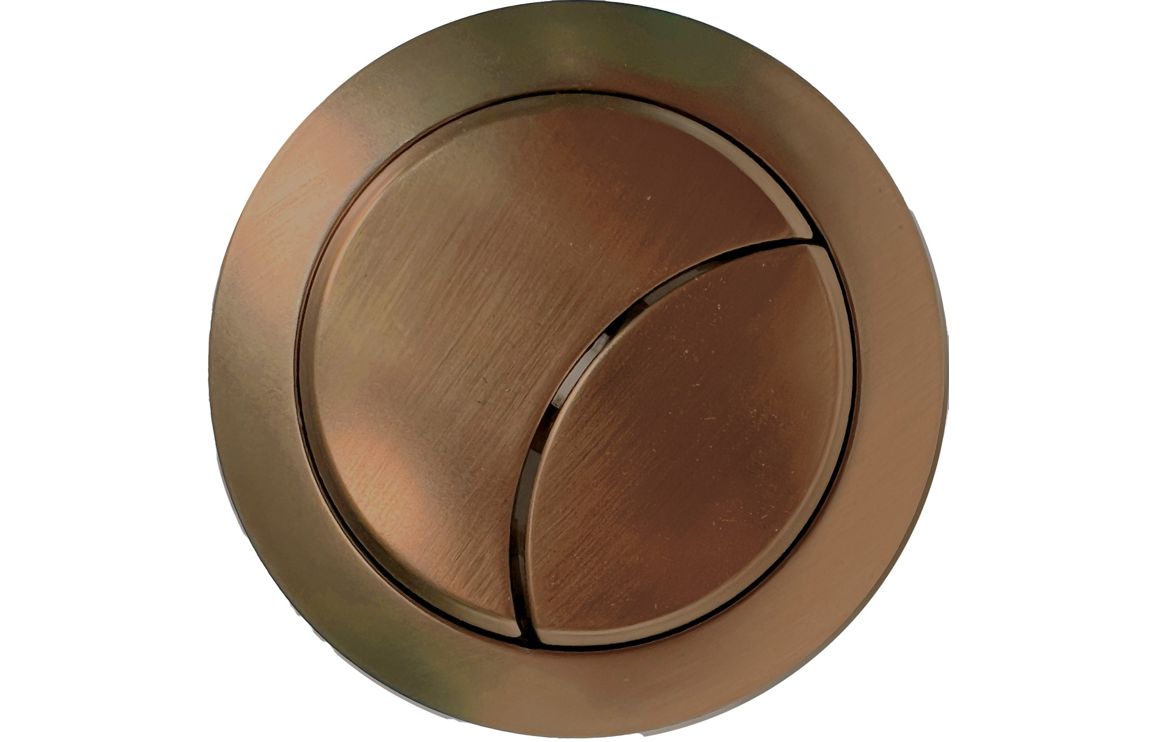 Dual Push Button Cover - Black, White, Bronze, Brass