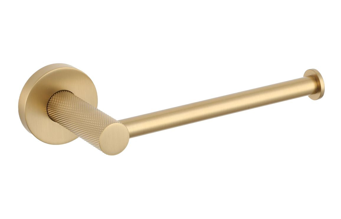 Chala Roll Holder, Hook, Towel Holder - Brushed Brass, Chrome, Brushed Bronze, Matt Black