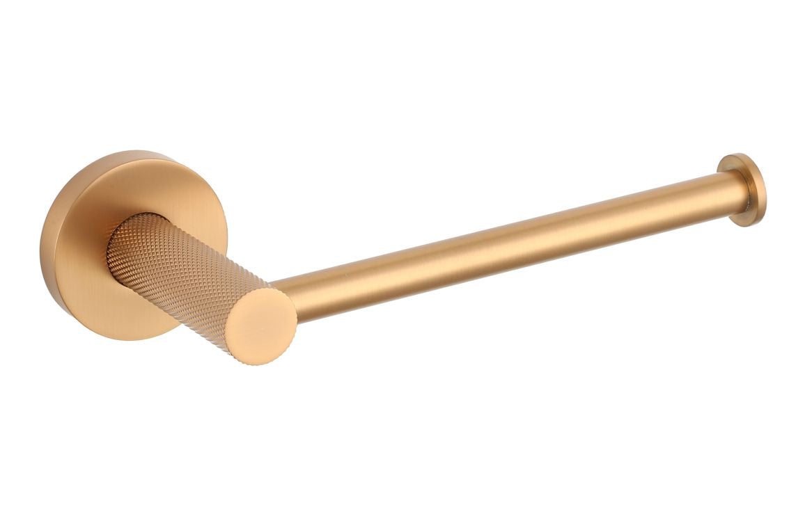 Chala Roll Holder, Hook, Towel Holder - Brushed Brass, Chrome, Brushed Bronze, Matt Black