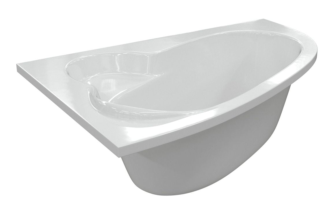 Rango Offset Corner 1500x950x600mm 0TH Bath & Legs - Left/ Right Hand