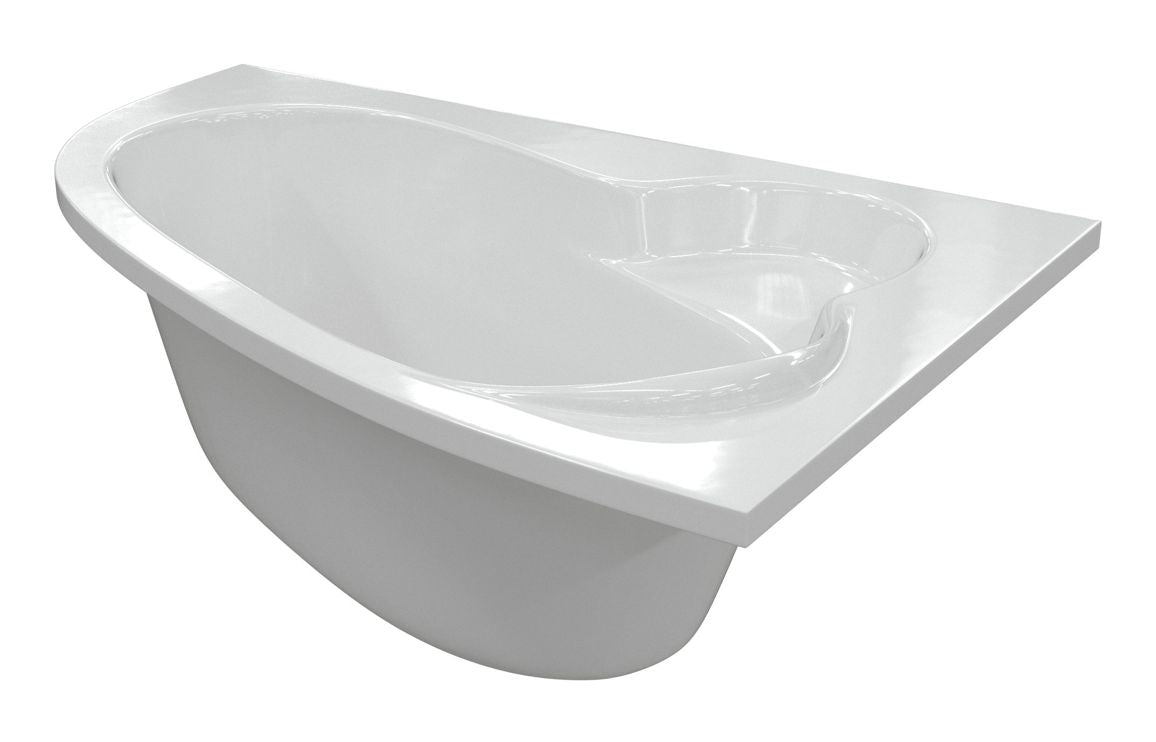 Rango Offset Corner 1500x950x600mm 0TH Bath & Legs - Left/ Right Hand
