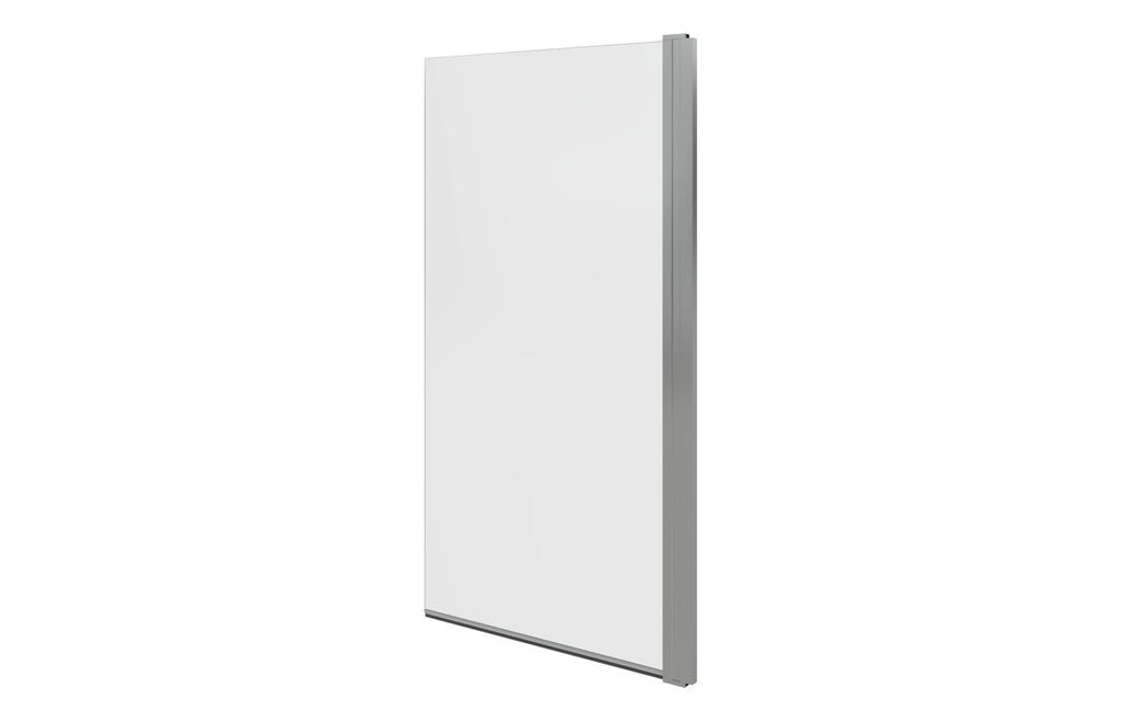 Bath Screen 800x1500mm Single Straight (6mm) - Chrome, Brushed Brass