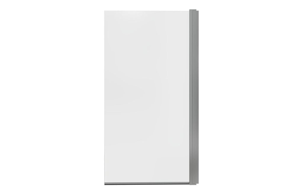 Bath Screen 800x1500mm Single Straight (6mm) - Chrome, Brushed Brass