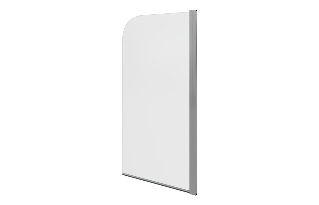 Bath Screen 800x1500mm Single Curved (6mm) - Chrome