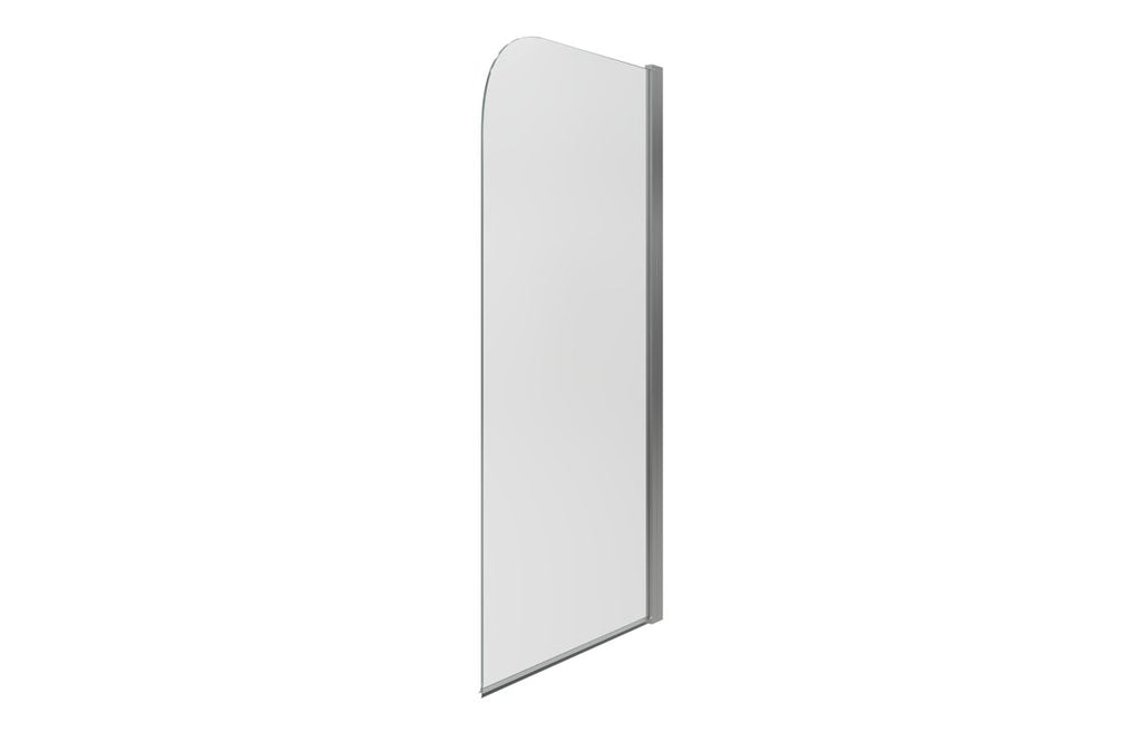 Bath Screen 800x1500mm Single Curved (6mm) - Chrome