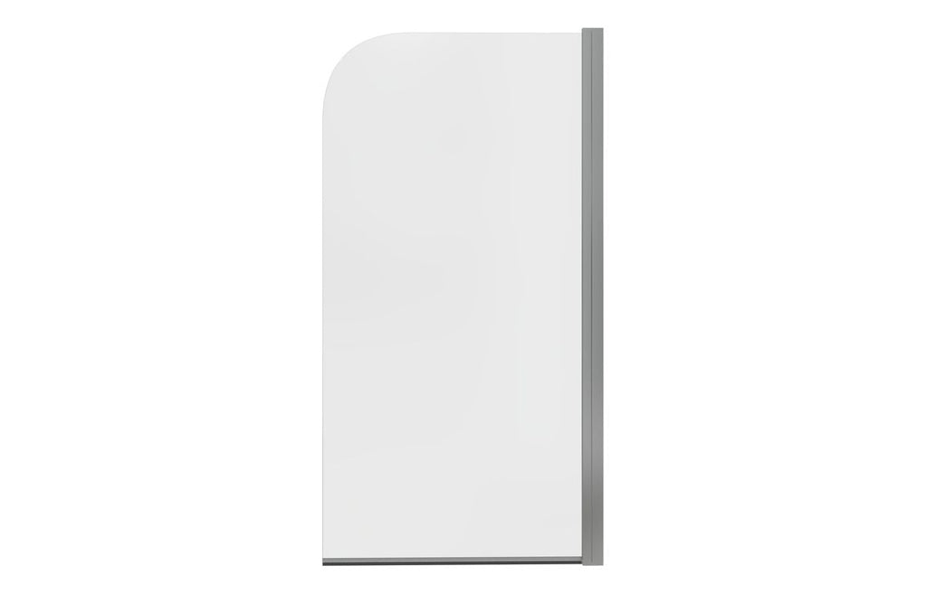 Bath Screen 800x1500mm Single Curved (6mm) - Chrome