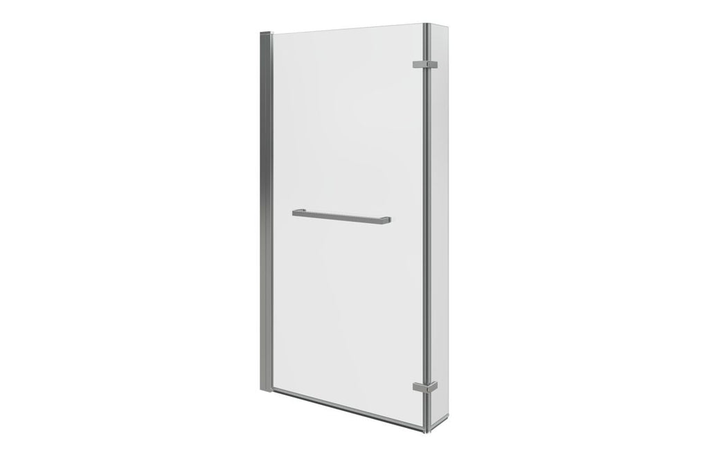 Bath Screen 815x1500mm L Shape (6mm) - Chrome, Black, Brass, Bronze