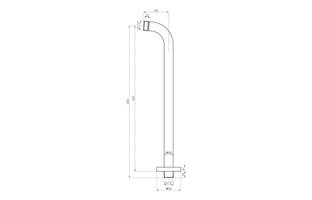 Suhan Two Outlet Shower Valve, Handset & ABS Overhead - Chrome