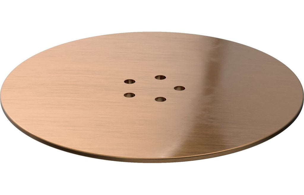 Round Tray Waste Cover - Matt Black, Brushed Brass, Brushed Bronze
