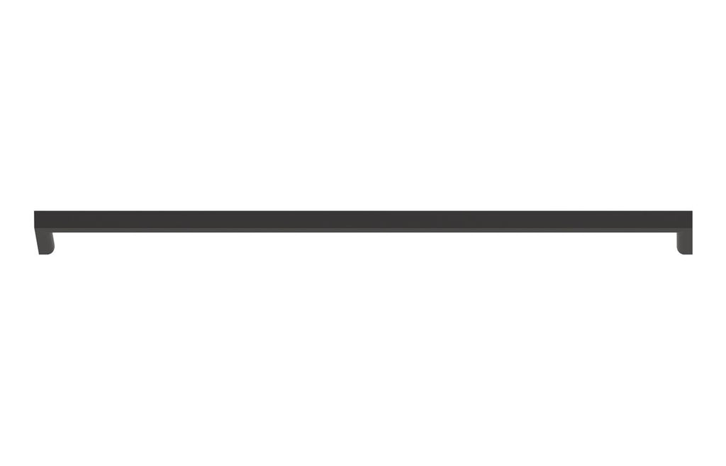 Slim D-Shape Handle 330mm - Black, Brass