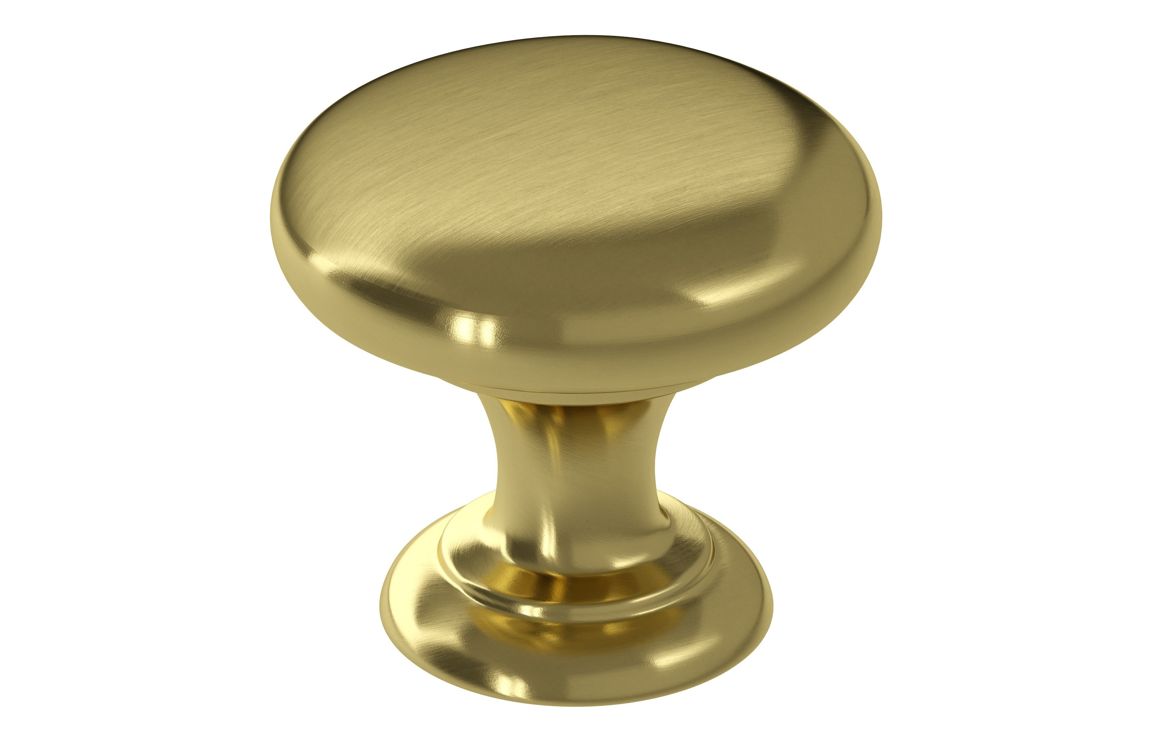 Round Knob Handle 38mm - Chrome, Brass
