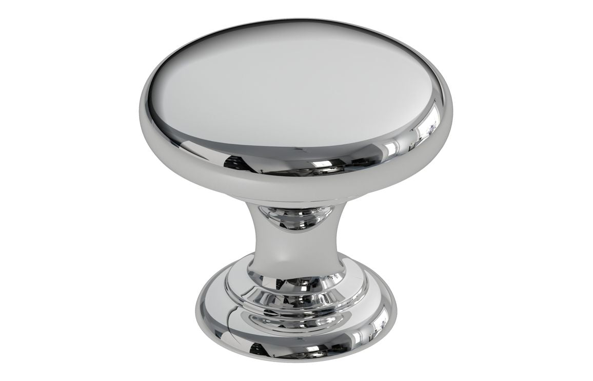 Round Knob Handle 38mm - Chrome, Brass