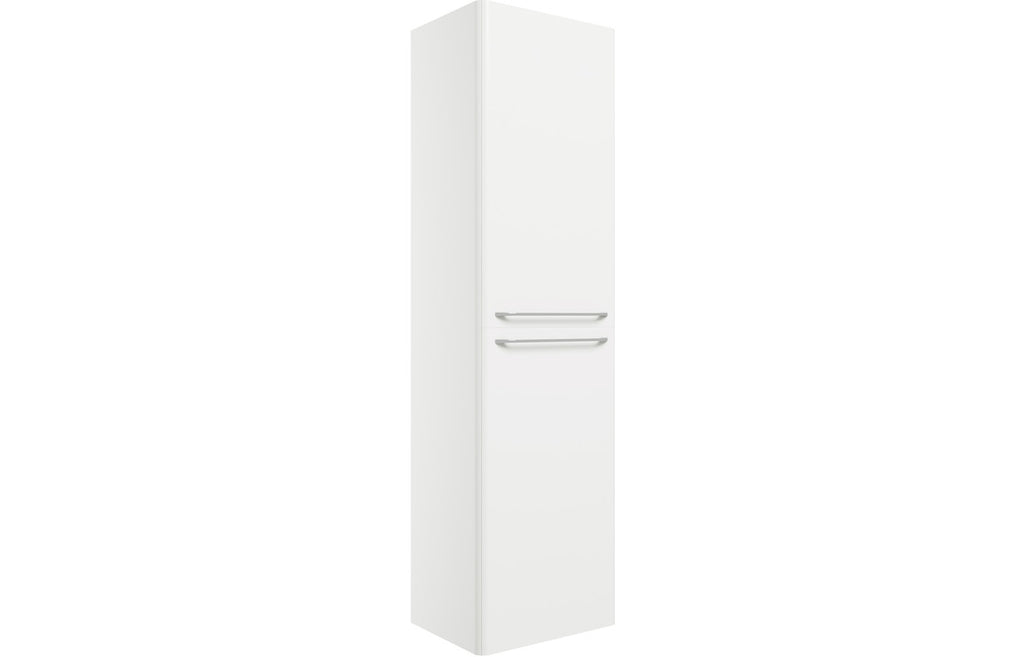 Devs Wall Hung Tall Storage Unit - Gloss White