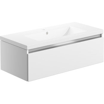 Miki 600/800/1200mm Freestanding/ Wall Hung Basin Unit - Gloss White