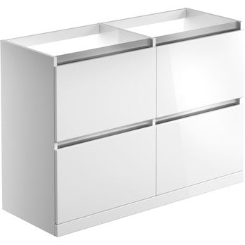 Miki 600/800/1200mm Freestanding/ Wall Hung Basin Unit - Gloss White