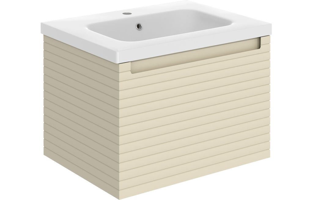 Allure 600/800mm Wall Hung Unit & Basin/ Worktop - Matt Cotton