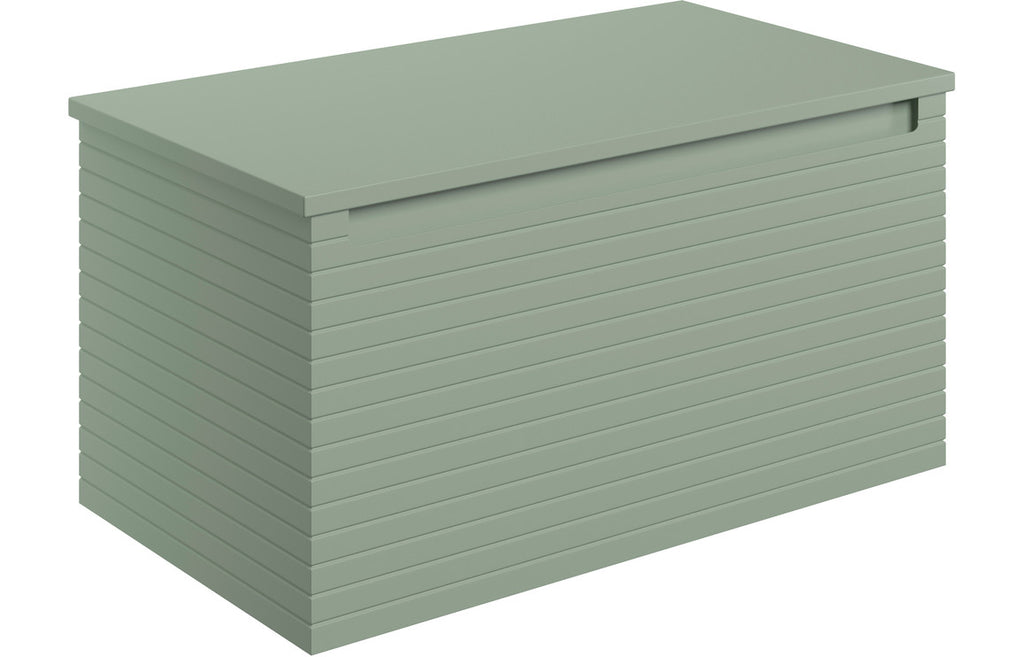 Allure 600/800mm Wall Hung Unit & Basin/ Worktop - Matt Green Willow