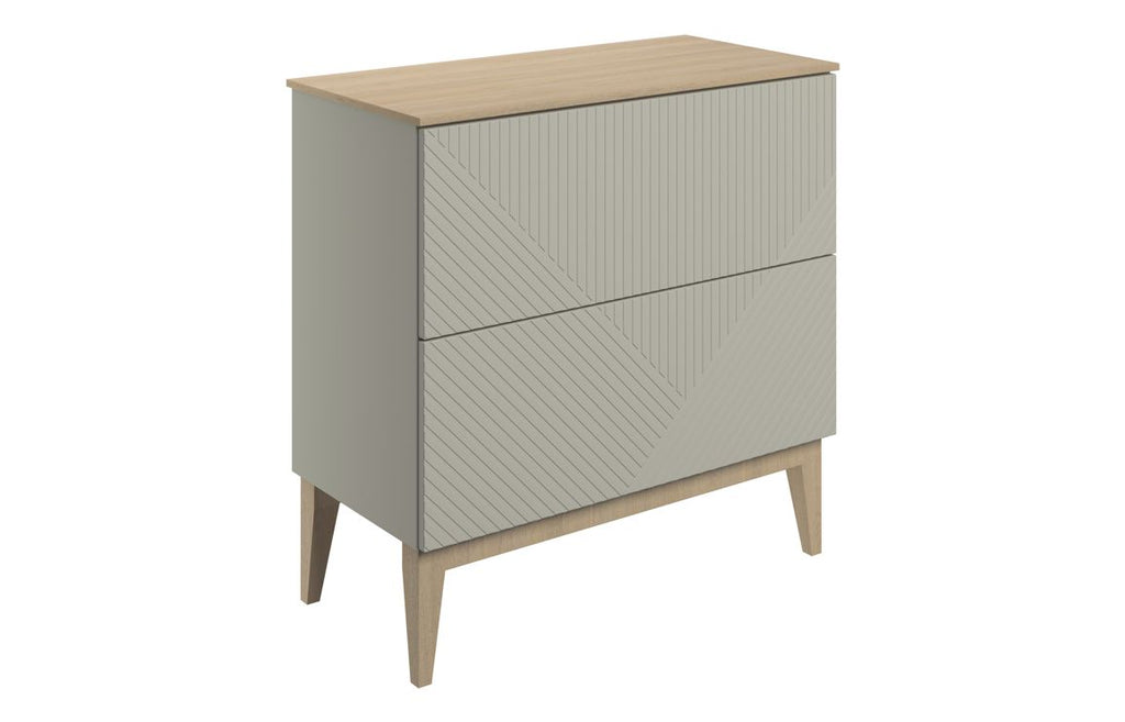 Teda 600/800mm Floorstanding Unit & Basin/ Worktop - Matt Oat
