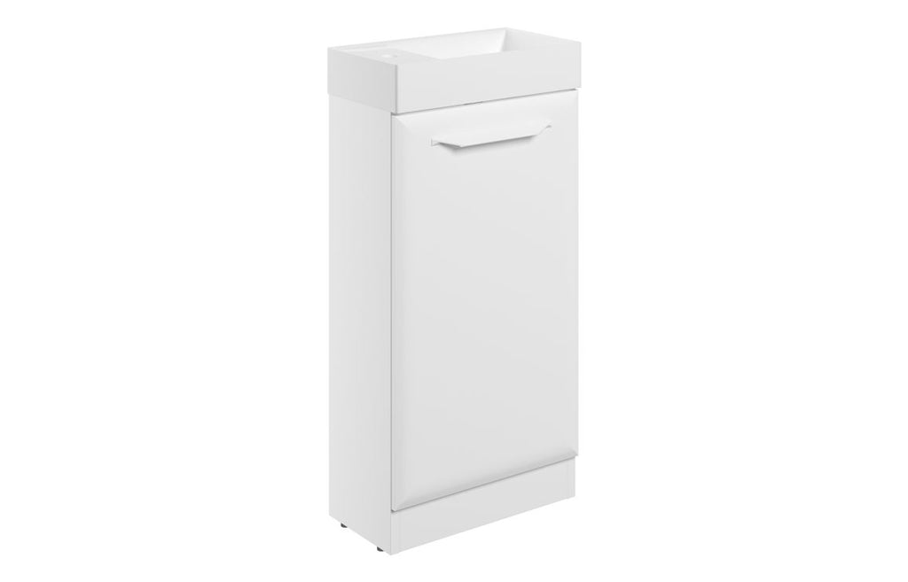 Mendi 400/600/800/1200mm Floorstanding/ Wall Hung Unit & Basin - Matt White
