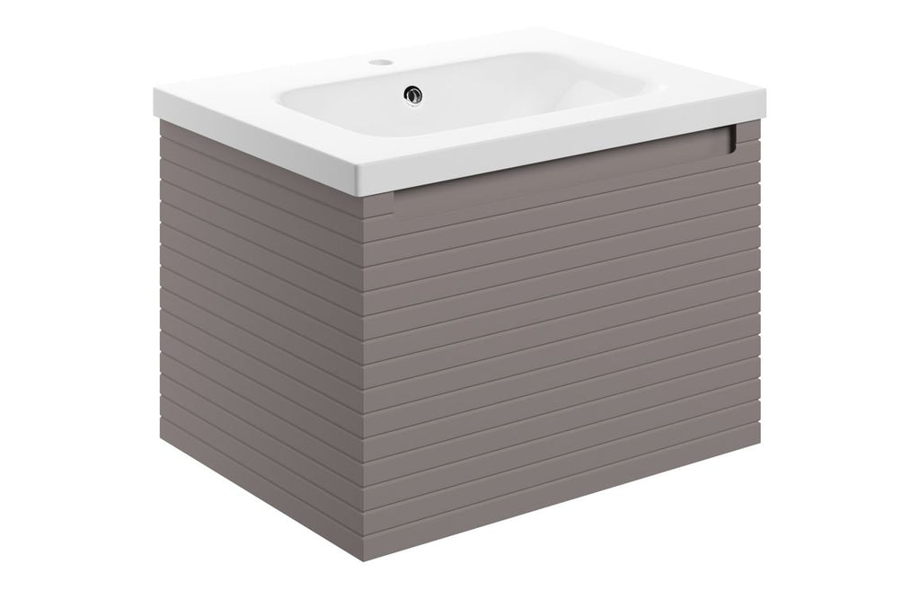 Allure 600/800mm Wall Hung Unit & Basin/ Worktop - Matt Taupe